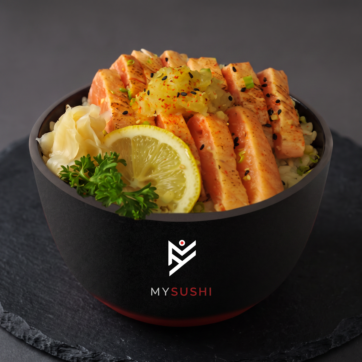 Salmon Tataki don
