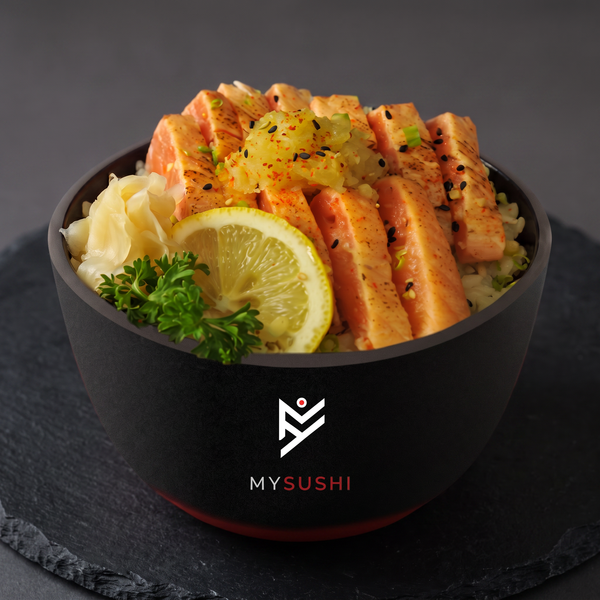 Salmon Tataki don