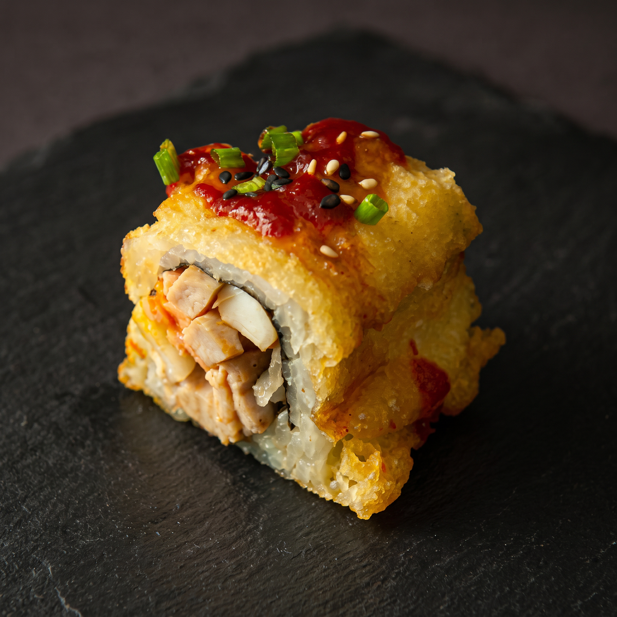 Seafood Crunch Roll (6 pieces)
